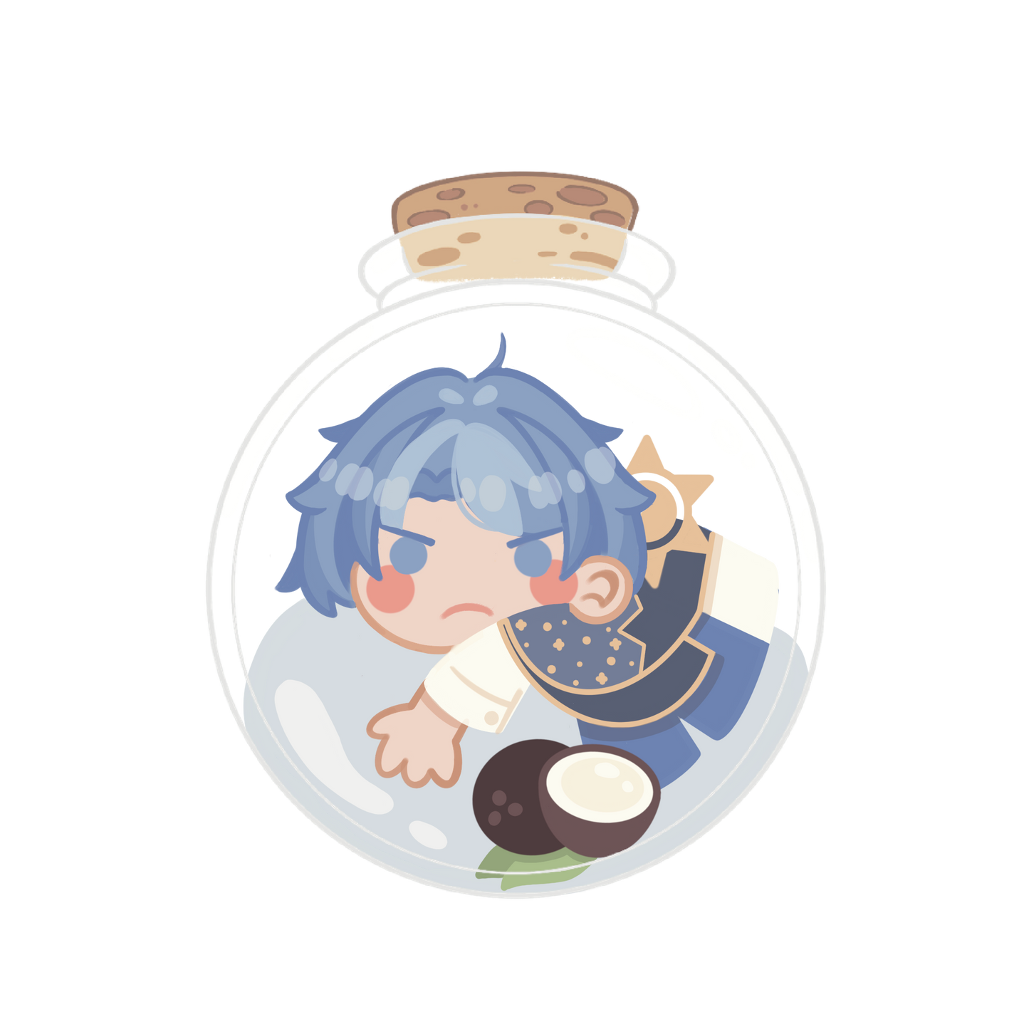 HSR Jelly Bean Charm Keychain