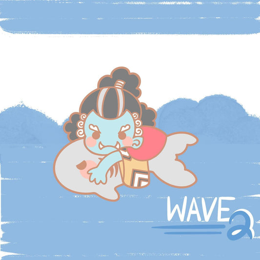 Summer Pirate Enamel Pin, Jimbei